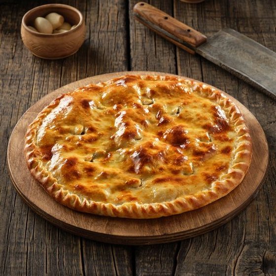 Kubdari khachapuri — Хинкали бабушки Нино, Ташкент