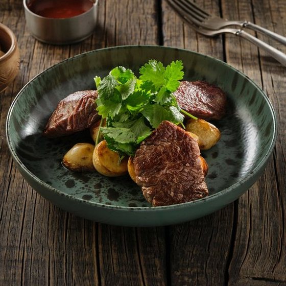 Beef medallions — Хинкали бабушки Нино, Ташкент